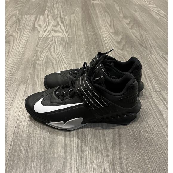 Nike Savaleos Black White CV5708-010 Size 10 WeightLifting Shoes Gym Training - Picture 5 of 12